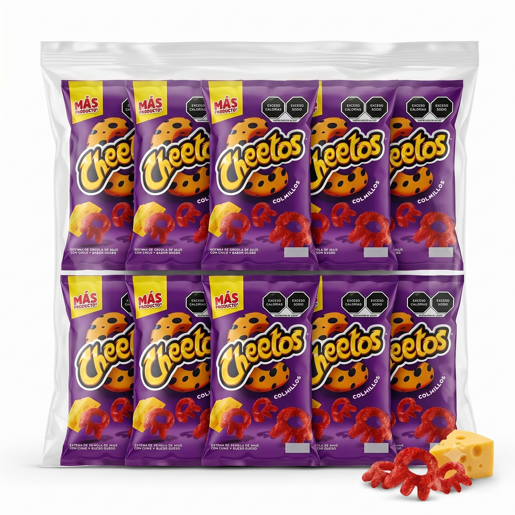 Sabritas Cheetos Colmillos 10 Pack 1 oz Each