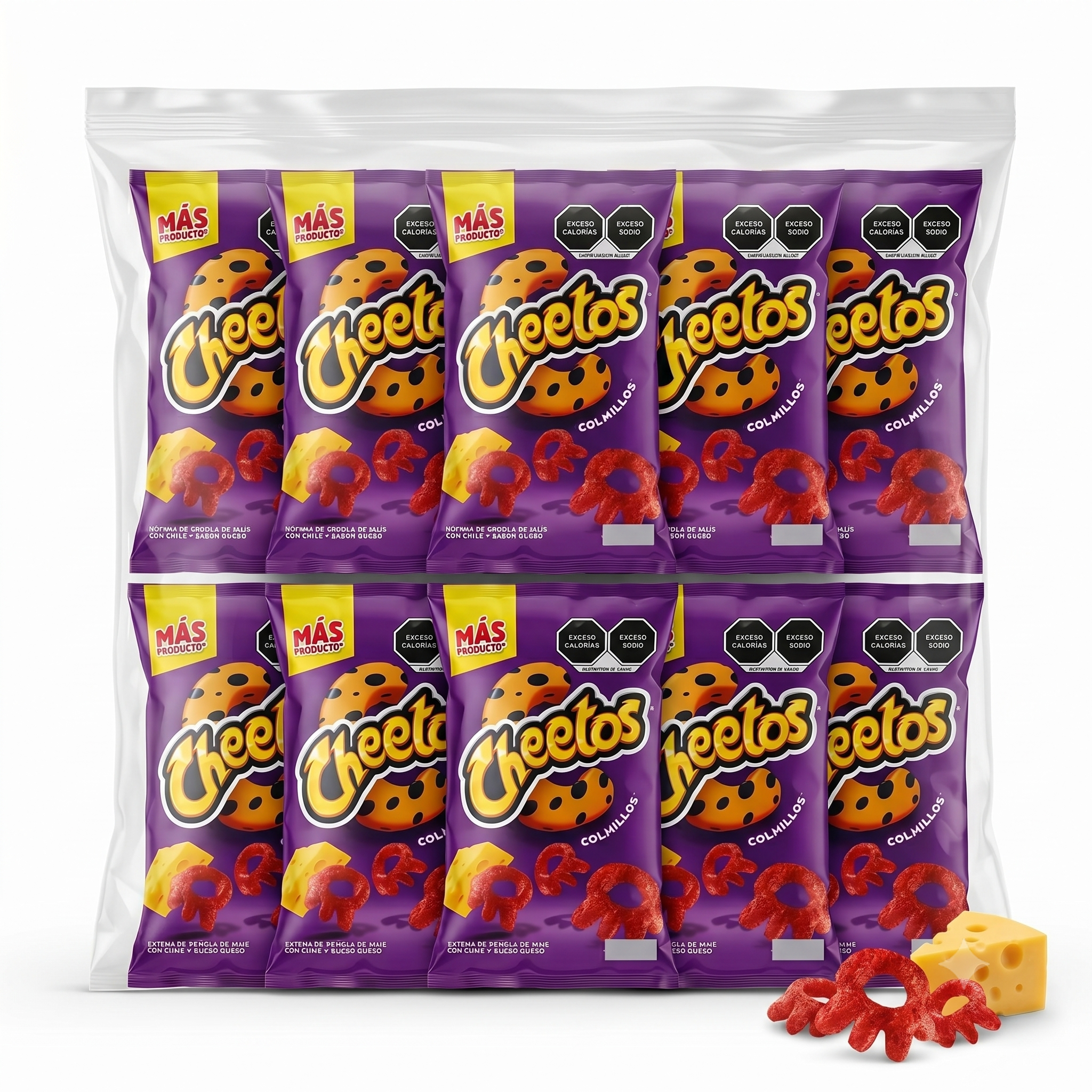 Sabritas Cheetos Colmillos 10 Pack 1 oz Each