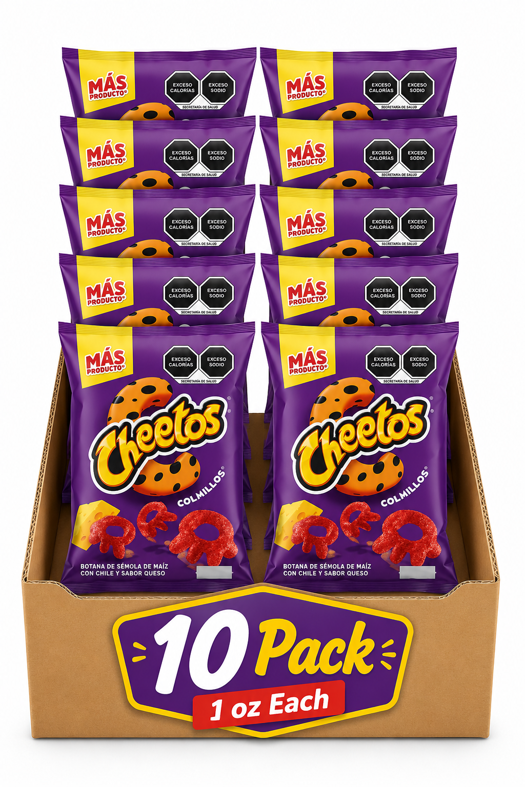 Sabritas Cheetos Colmillos 10 Pack 1 oz Each Main image