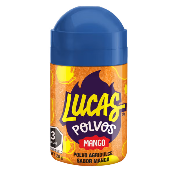 Lucas Powder Mix Mango Chamoy – 24 ct