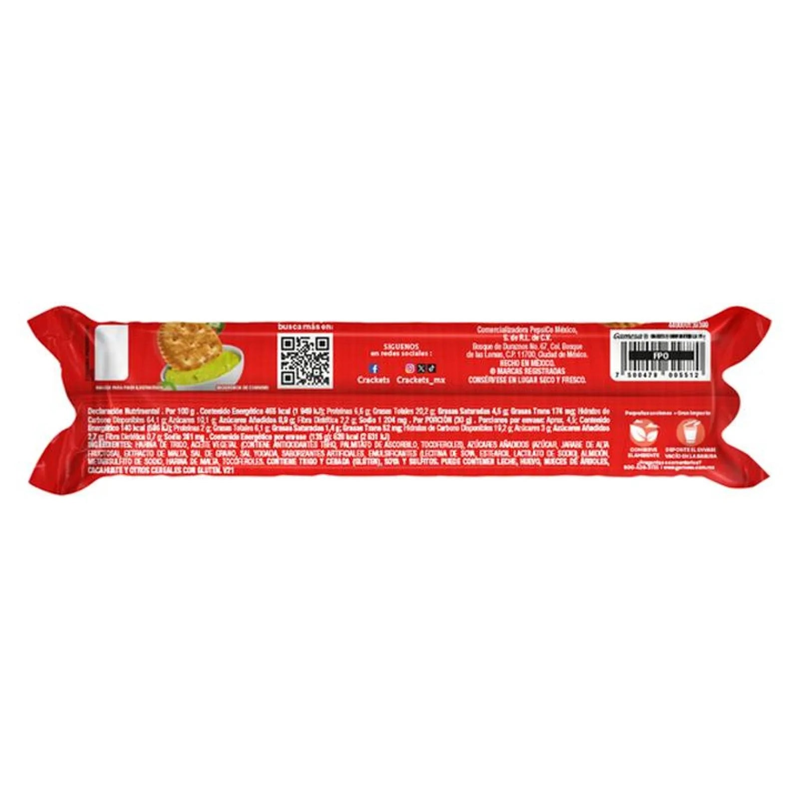 Gamesa Crackets Crackers 20 Pack 5 oz Each