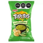 Bokados Topitos Green Salsa Corn Chips 10 Pack 2.3 oz Each