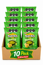 Bokados Topitos Green Salsa Corn Chips 10 Pack 2.3 oz Each