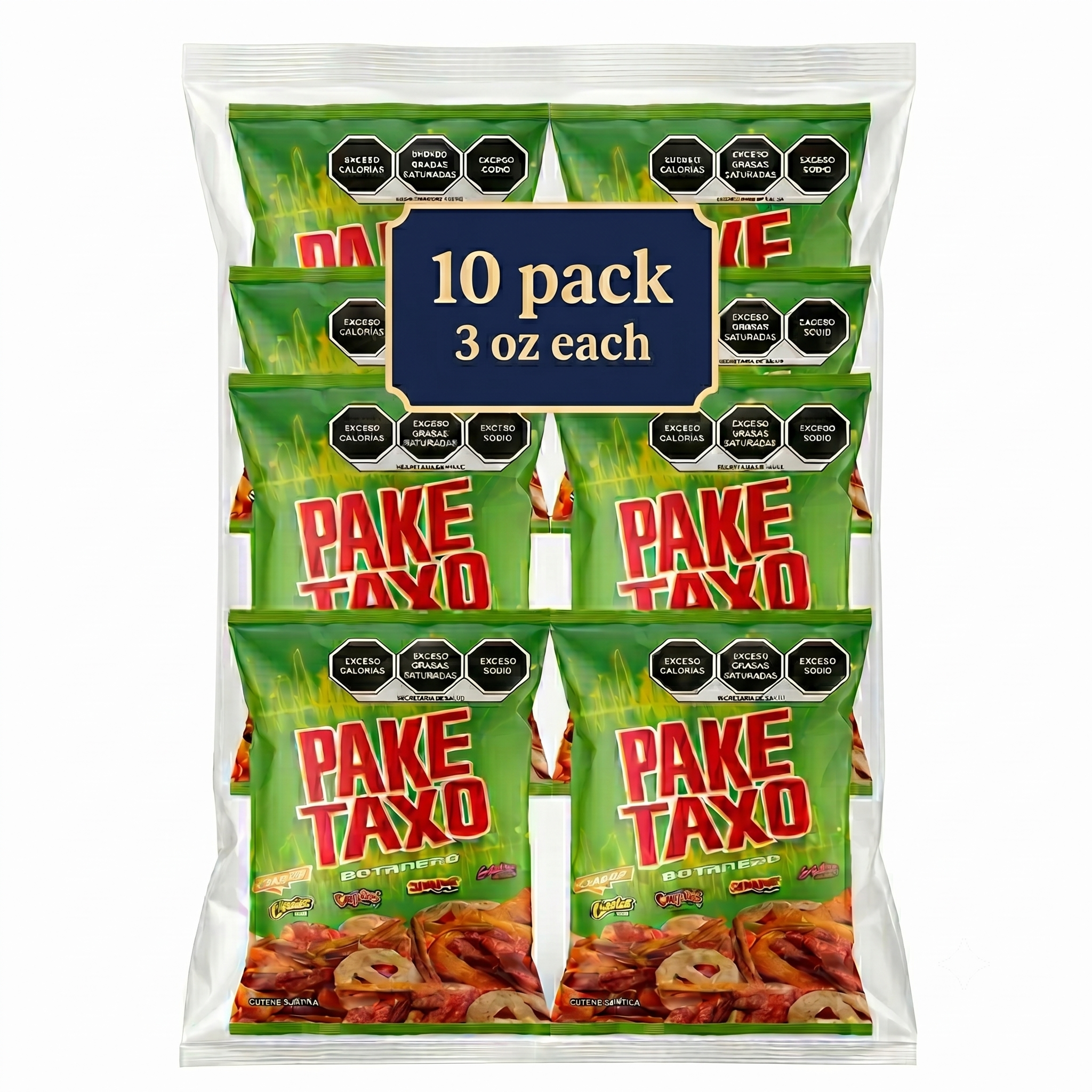 Sabritas Paketaxo Botanero Snack Mix 10 Pack 3 oz Each