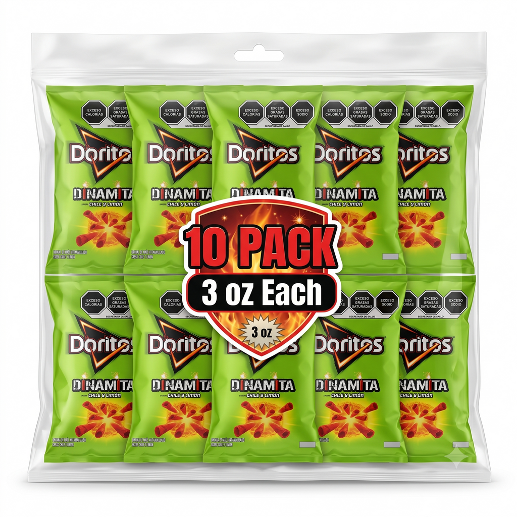 Doritos Dinamita 10 Pack 3 oz Each