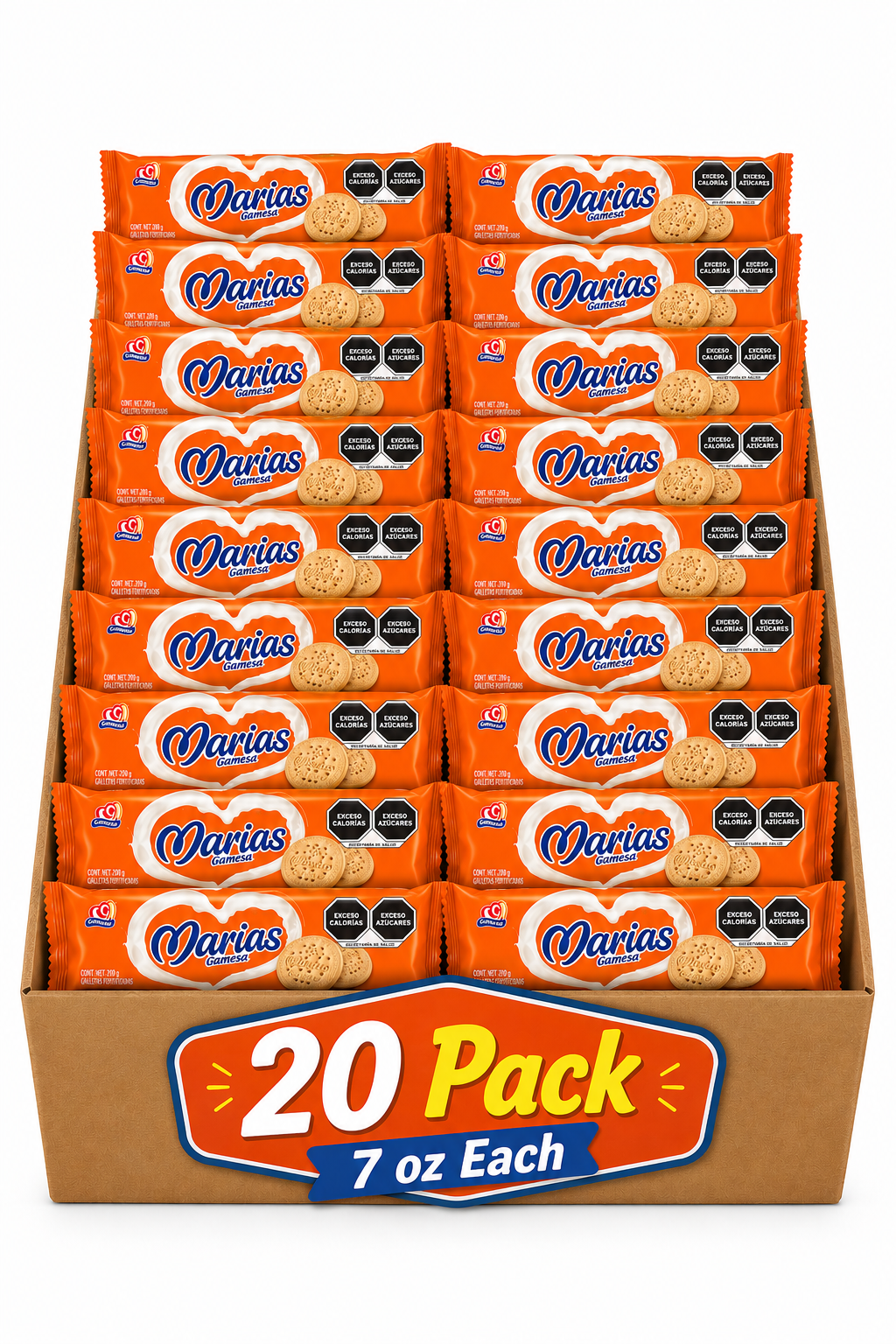 Gamesa Marías Cookies 20 Pack 7 oz Each