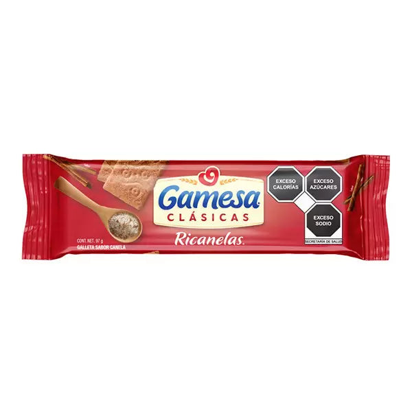 Gamesa Clasicas Ricanelas Cinnamon Cookies 20 Pack 4 oz Each Secondary image