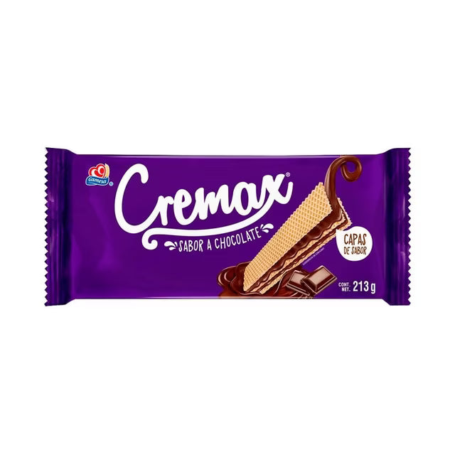 Gamesa Cremax Chocolate Filled Cookies 8 Pack 7.5 oz Each