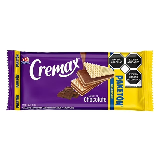 Gamesa Cremax Chocolate Filled Cookies 8 Pack 7.5 oz Each