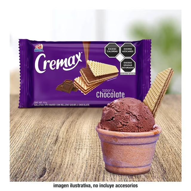 Gamesa Cremax Chocolate Filled Cookies 8 Pack 7.5 oz Each