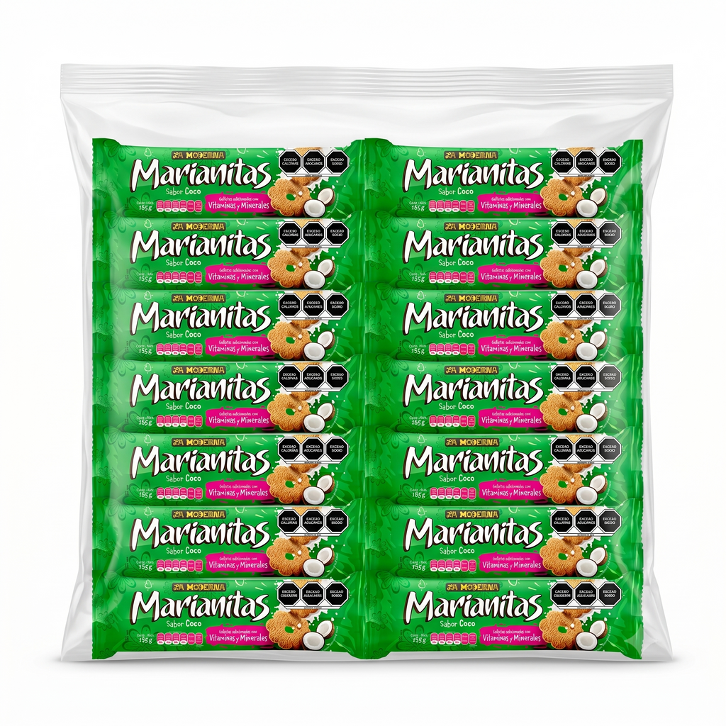 La Moderna Marianitas Coconut Cookies 20 Pack 7 oz