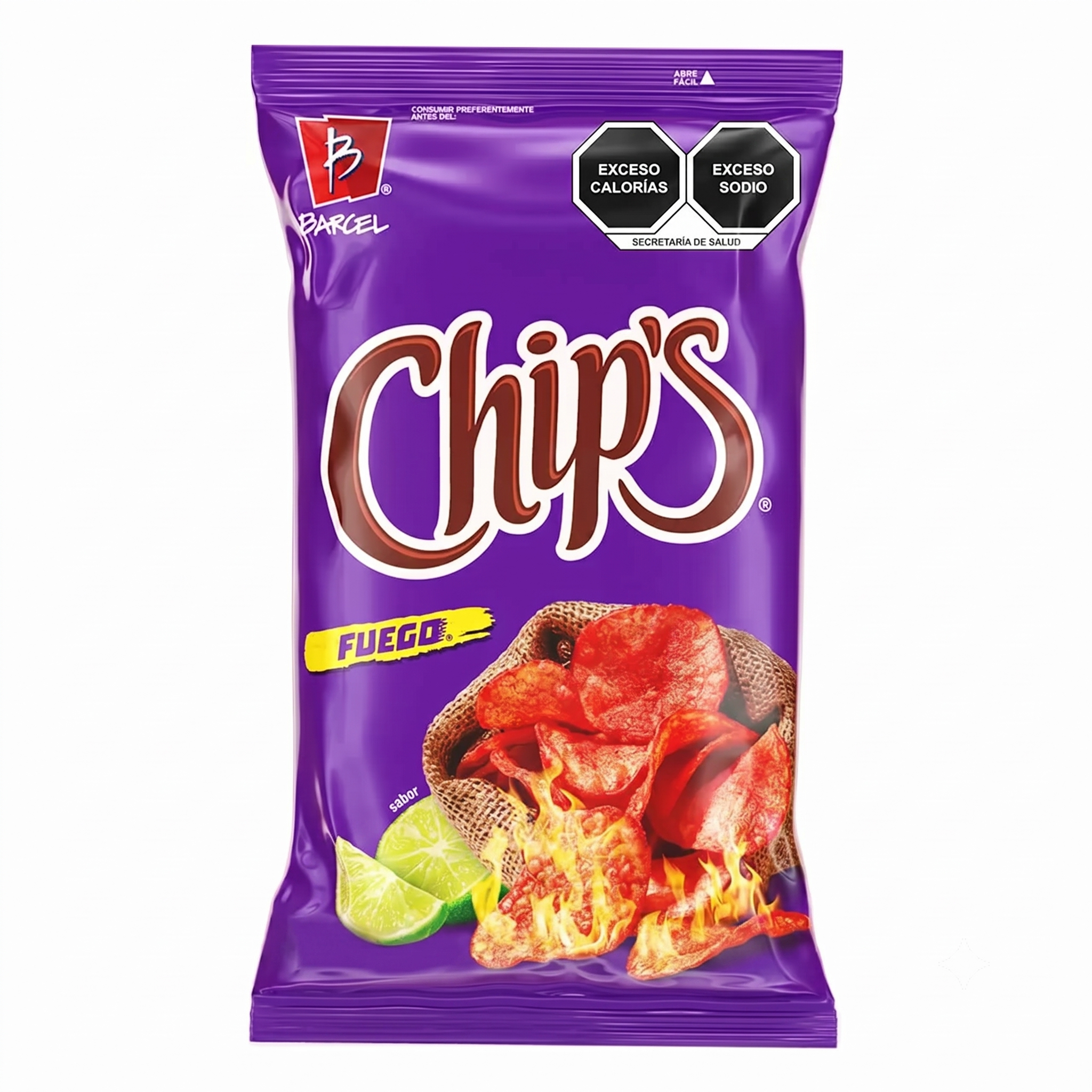 Barcel Chip's Fuego 10 Pack 2 oz Each