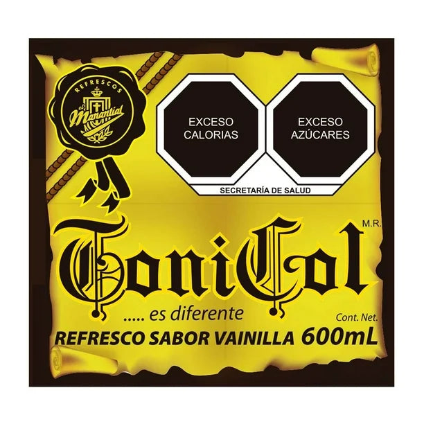 Tonicol Vanilla-Flavored Soft Drink – 20 oz