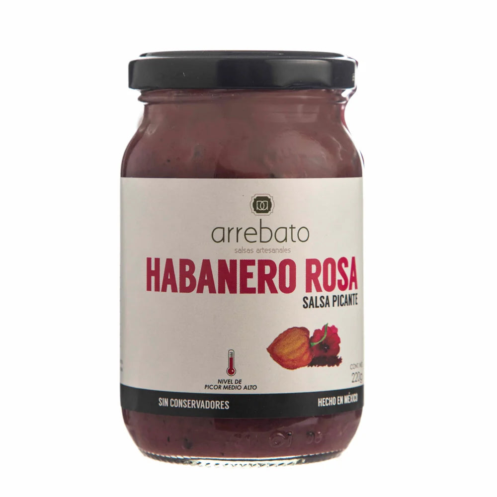 Arrebato Pink Habanero Hot Sauce – 8 oz Main image