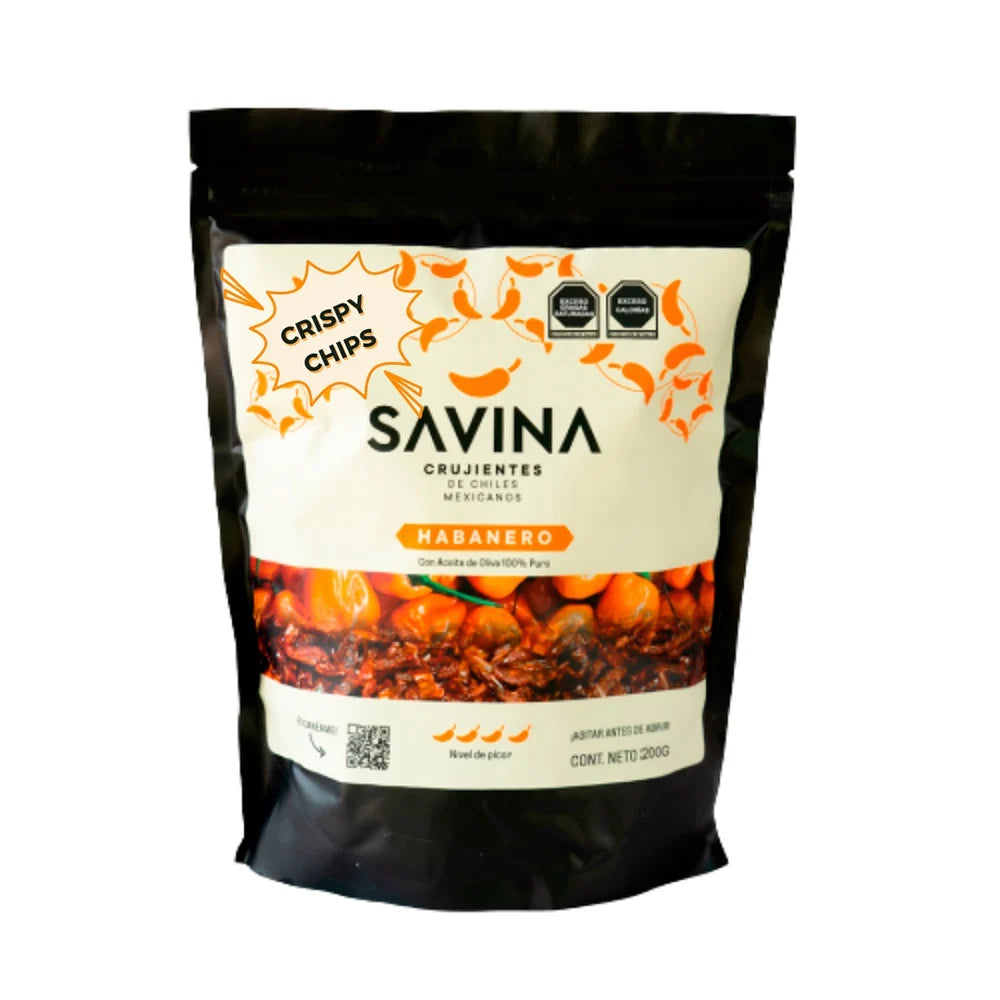 Savina Crispy Habanero Peppers – 8 oz Main image