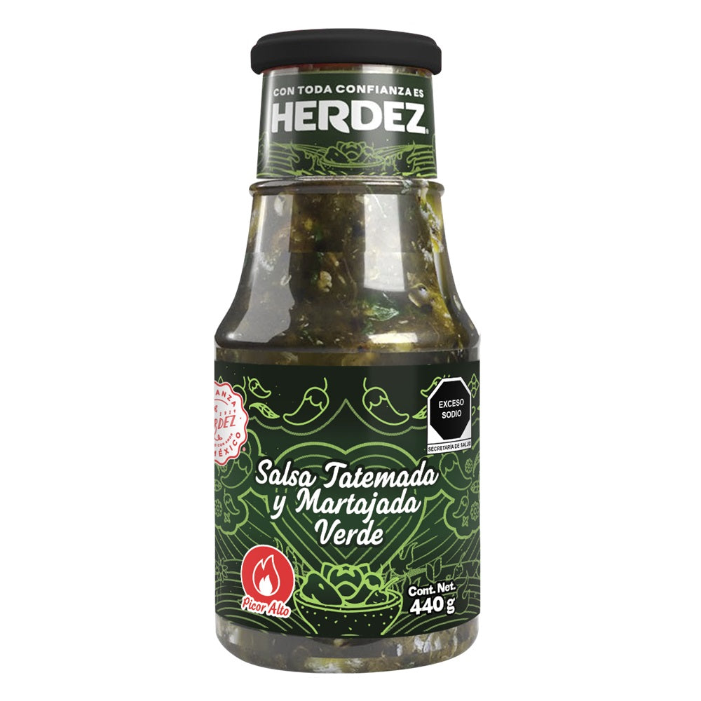 Herdez Roasted & Crushed Green Salsa – 16 oz Main image