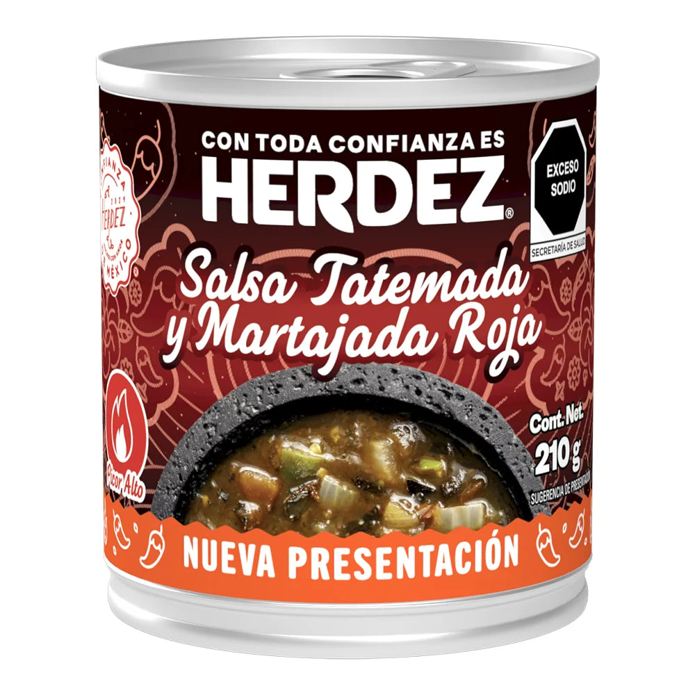 Herdez Fire-Roasted and Stone-Ground Red Sauce – 8 oz Main image