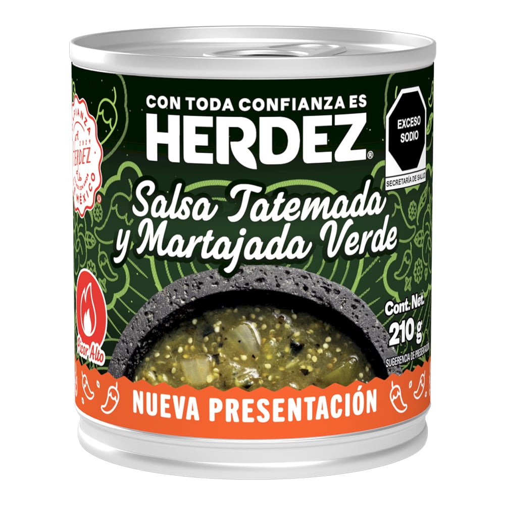 Herdez Roasted & Crushed Green Salsa – 8 oz Main image
