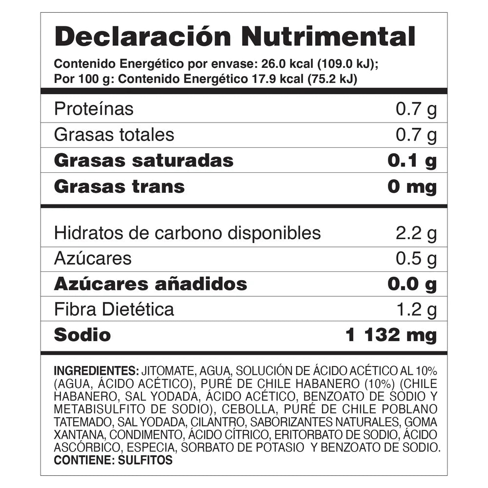 Herdez Bravas Habanero Chili Sauce – 5 oz