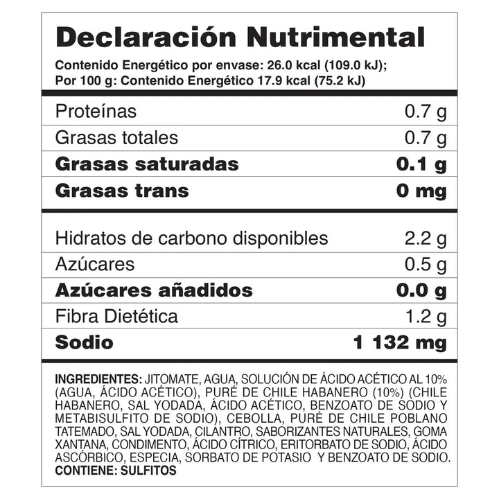 Herdez Bravas Habanero Chili Sauce – 5 oz