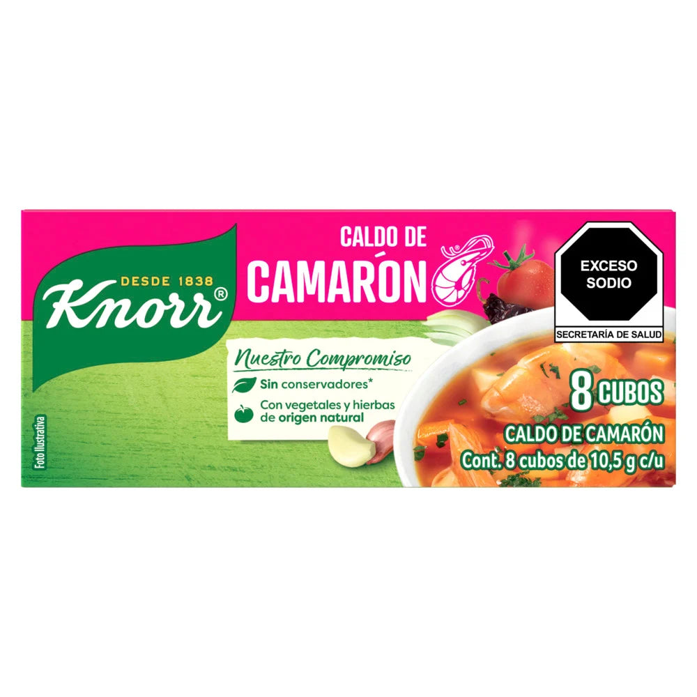 Knorr Shrimp Bouillon Cubes – 8 Count, 4 oz Main image