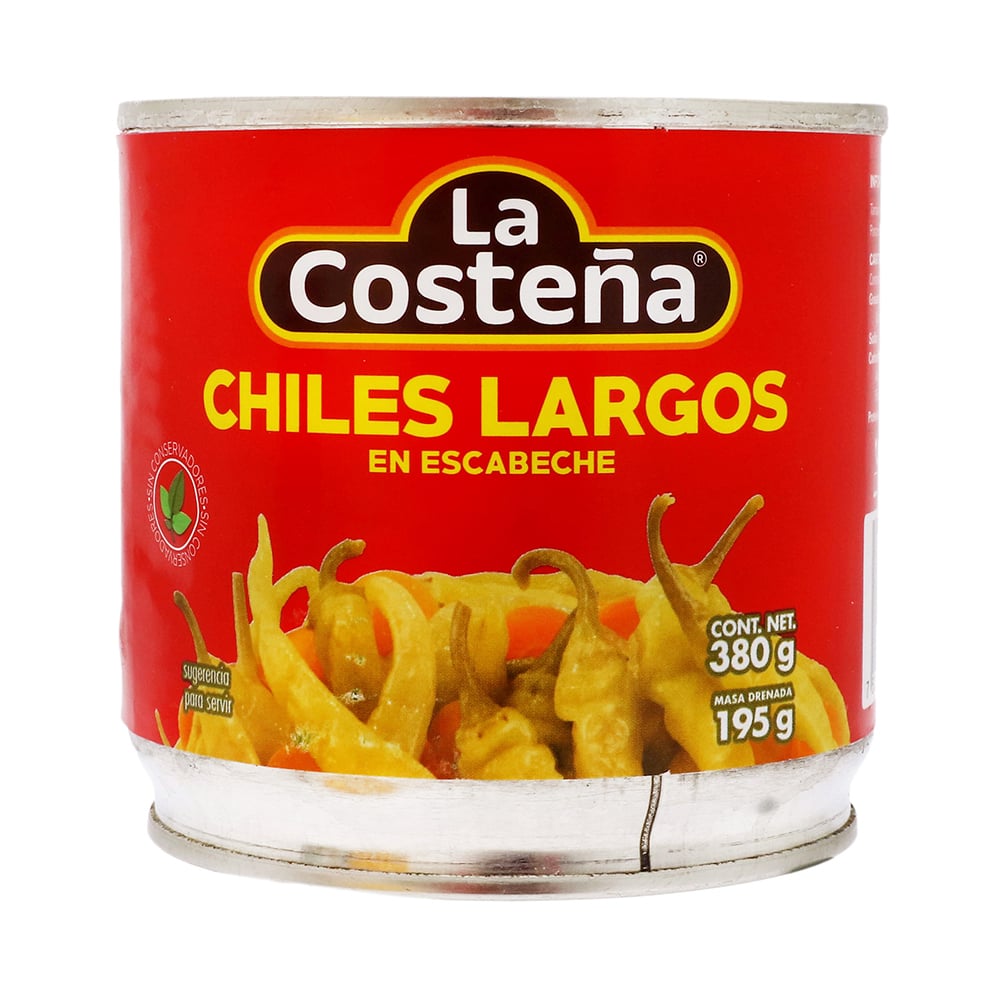La Costeña Pickled Long Peppers – 13 oz Main image