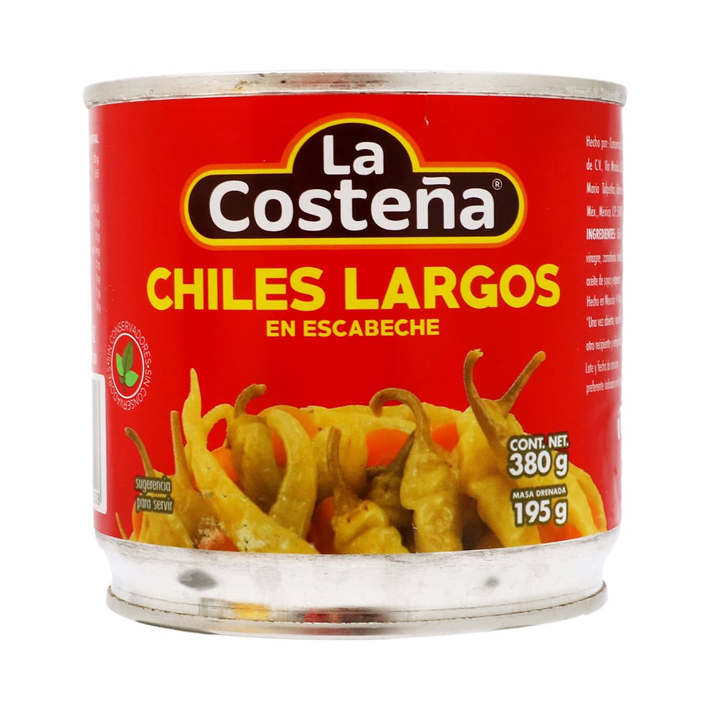 La Costeña Pickled Long Peppers – 13 oz