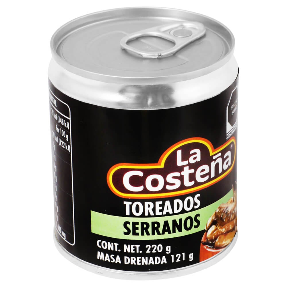 La Costeña Toreado Serrano Peppers – 8 oz Secondary image