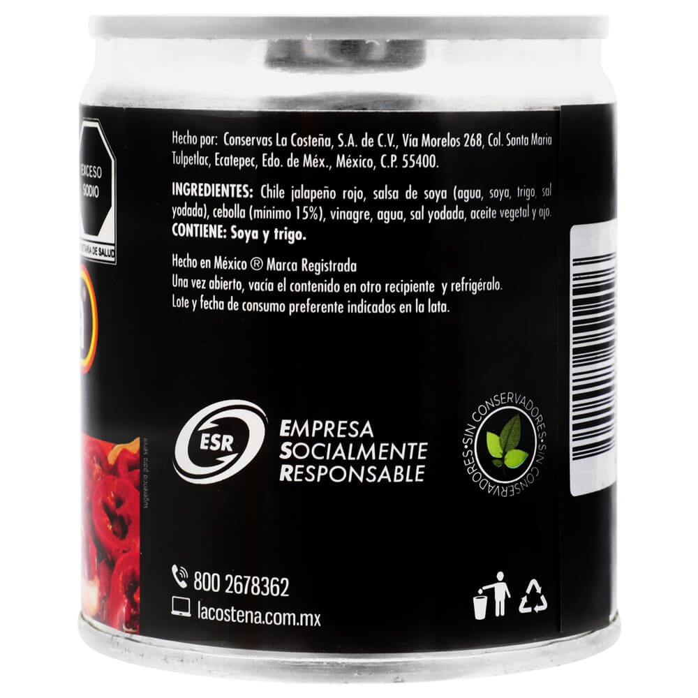 La Costeña Red Pickled Jalapeño Peppers – 8 oz