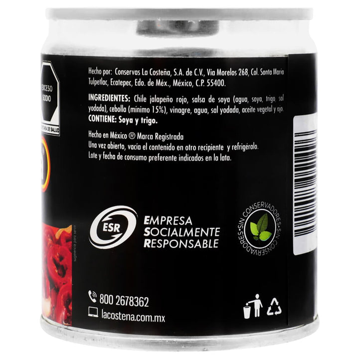 La Costeña Red Pickled Jalapeño Peppers – 8 oz