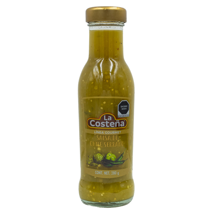 La Costeña Gourmet Serrano Chili Sauce – 10 oz