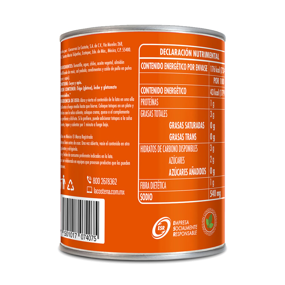 Doña Chonita Green Chilaquiles Sauce by La Costeña – 15 oz Secondary image