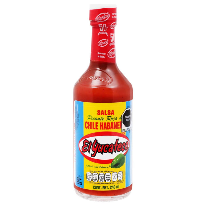 El Yucateco Red Habanero Hot Sauce – 8 oz