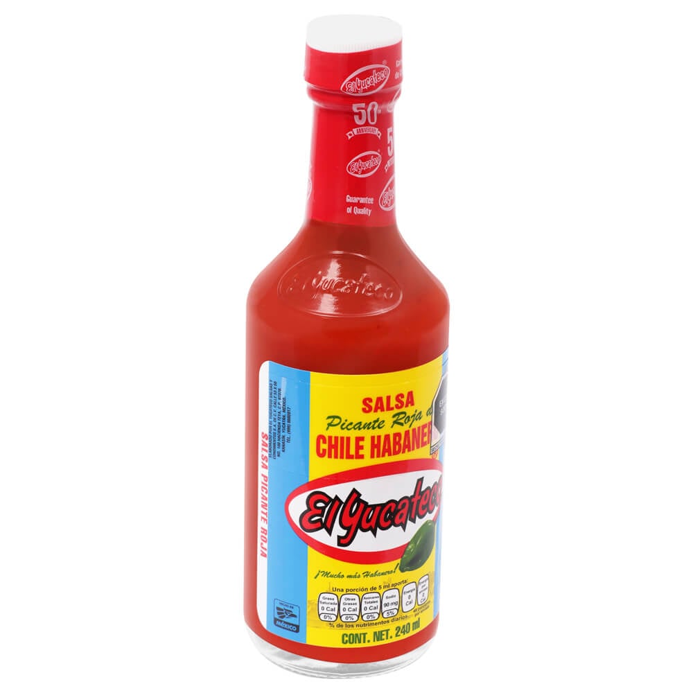 El Yucateco Red Habanero Hot Sauce – 8 oz