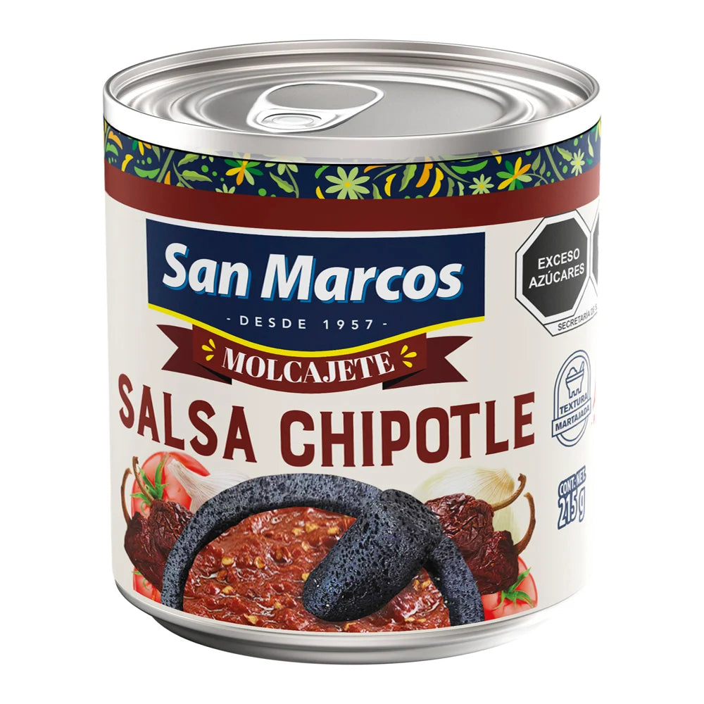San Marcos Molcajete-Style Chipotle Sauce – 8 oz Can Main image