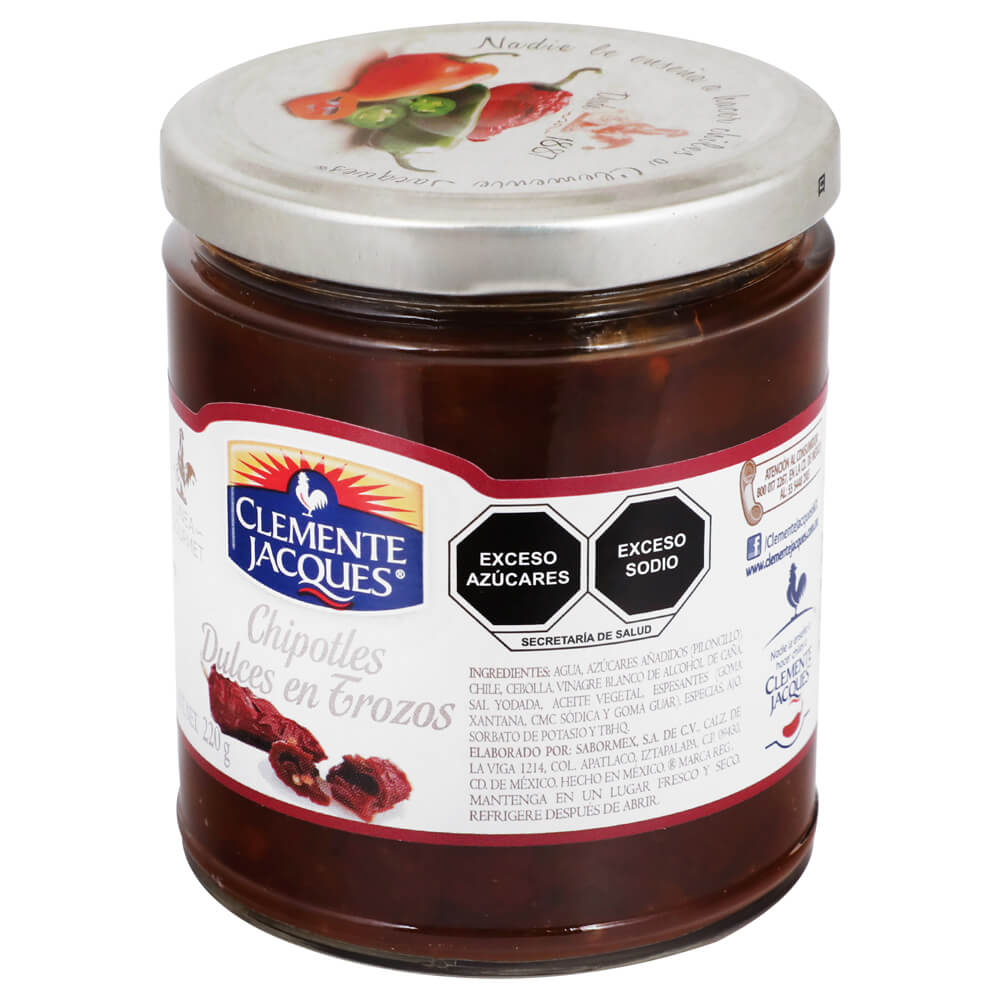 Clemente Jacques Sweet Chipotle Chiles in Chunks – 8 oz Secondary image