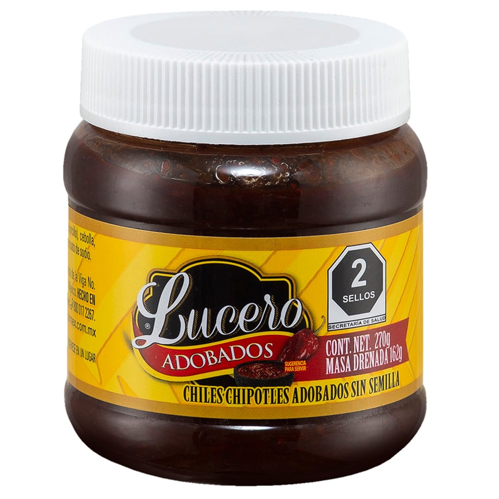 Lucero Chipotle Peppers in Adobo – 10 oz Main image