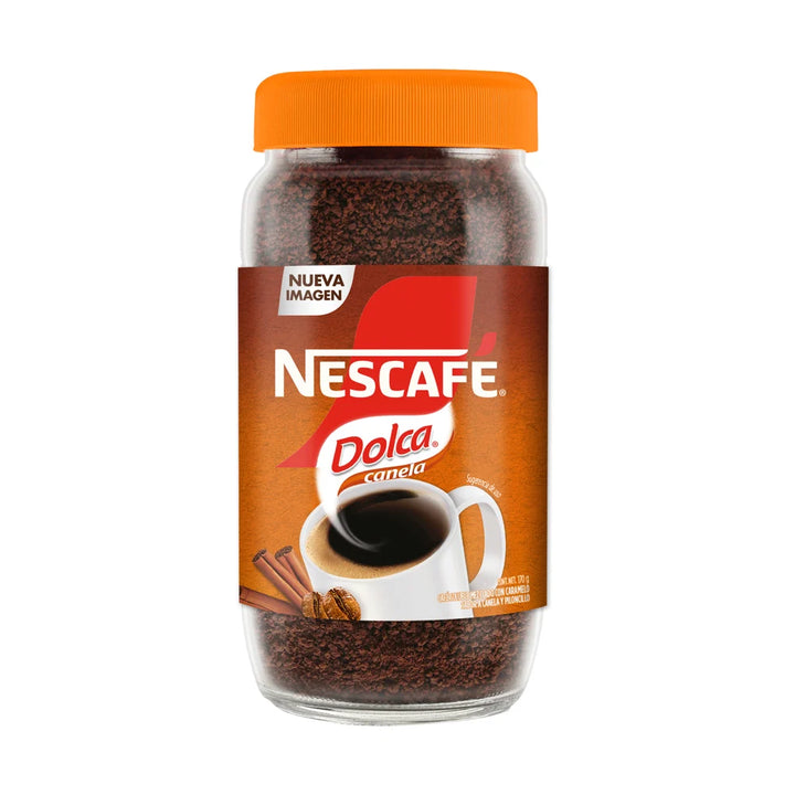 Nescafé Dolca Cinnamon Instant Coffee – 6 oz