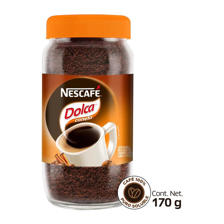 Nescafé Dolca Cinnamon Instant Coffee – 6 oz