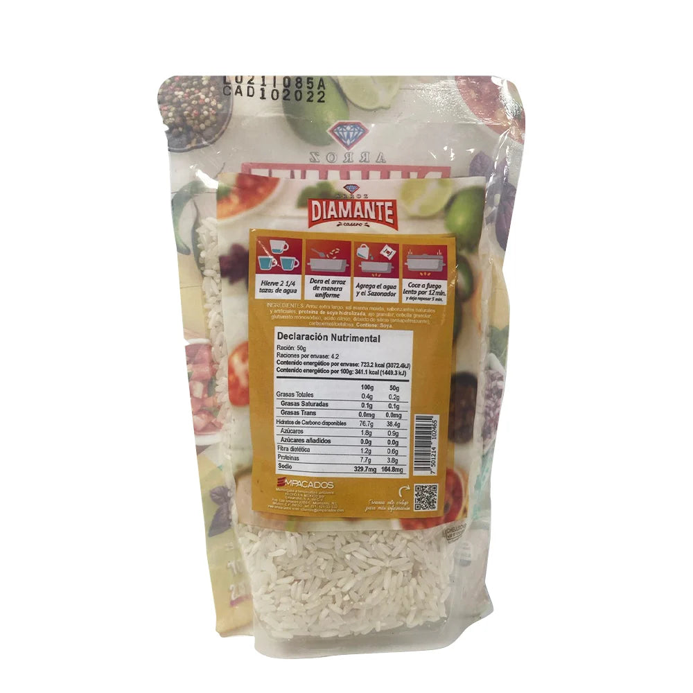 Diamante Homemade White Rice – 8 oz