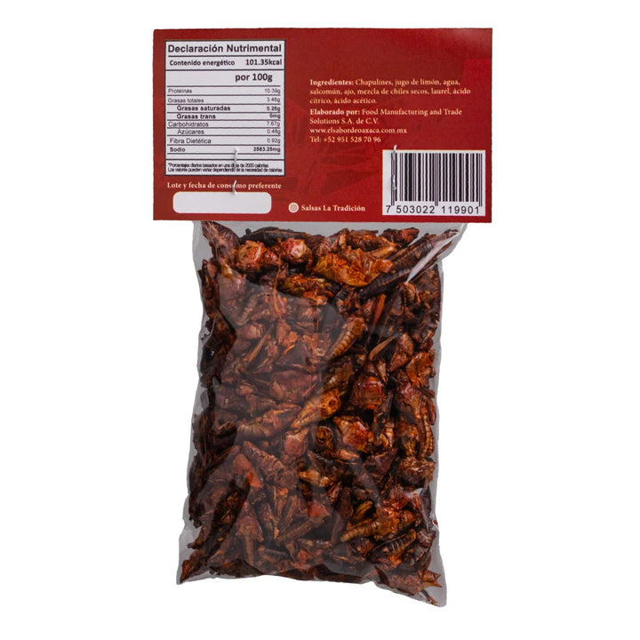 La Tradición Gourmet Dehydrated Grasshoppers in Adobo – 1.5 oz