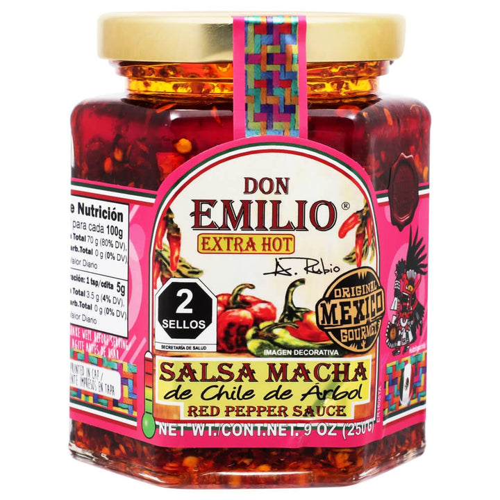Don Emilio Arbol Chili Macha Sauce – 9 oz