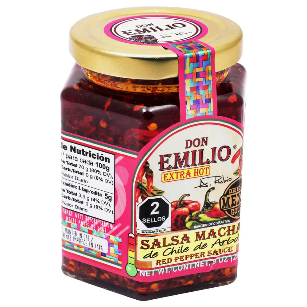 Don Emilio Arbol Chili Macha Sauce – 9 oz