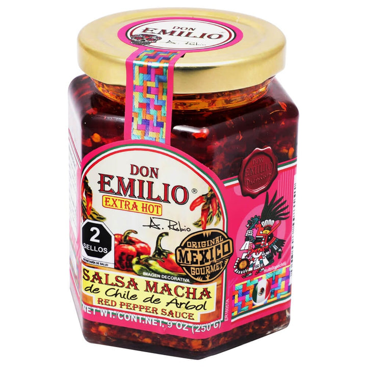 Don Emilio Arbol Chili Macha Sauce – 9 oz