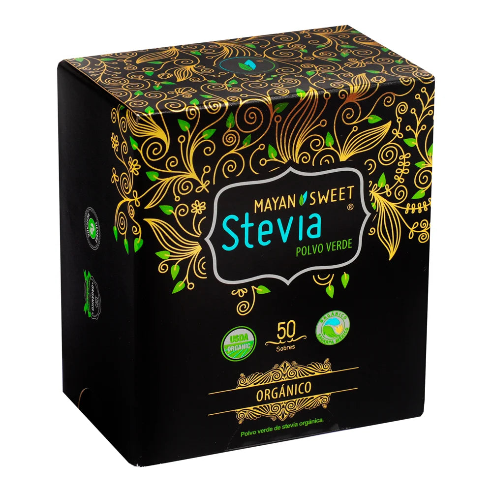 Mayan Sweet Organic Stevia Sweetener Packets – 50 Count