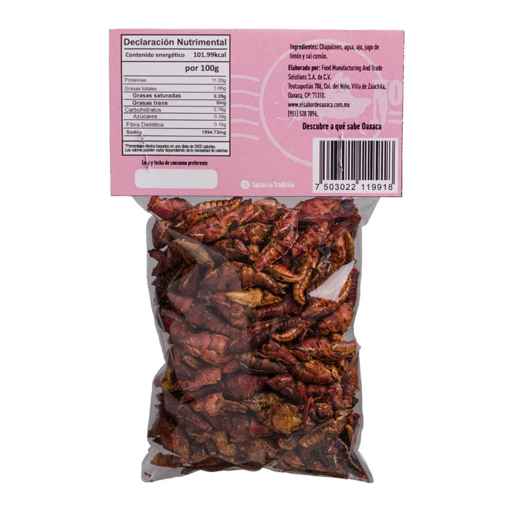 La Tradición Gourmet Dehydrated Grasshoppers with Garlic and Lime – 1.5 oz