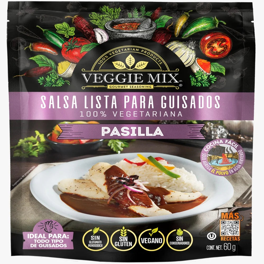 Veggie Mix Ready-to-Cook Pasilla Sauce – 2 oz