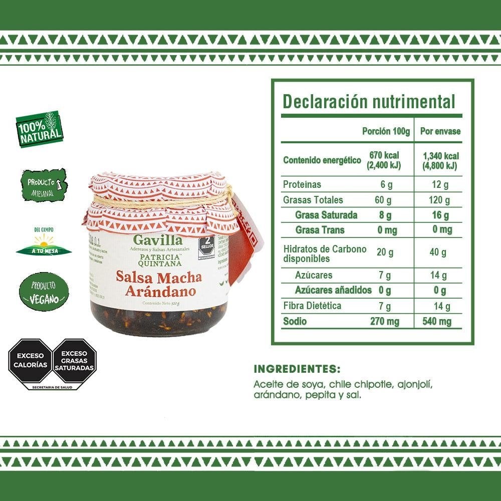 Gavilla Blueberry Macha Sauce – 7 oz