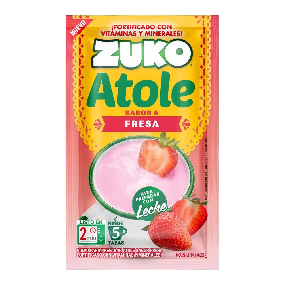 Zuko Strawberry Atole Mix – 2 oz Main image