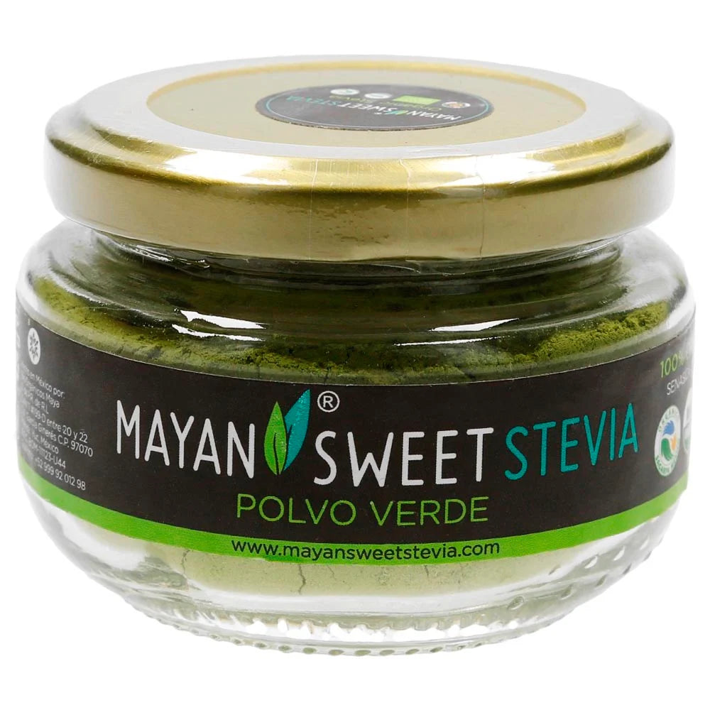 Mayan Sweet Organic Extra Fine Green Stevia Powder – 2 oz Main image